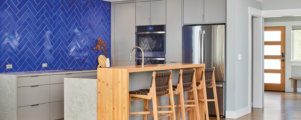 view of kitchen in whole house remodel
