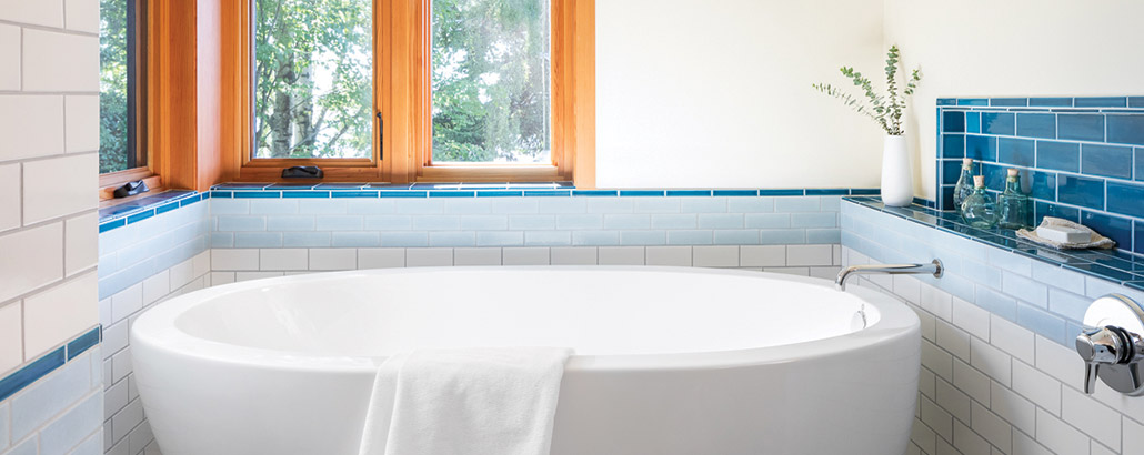 view of kitchen in west seattle custom home