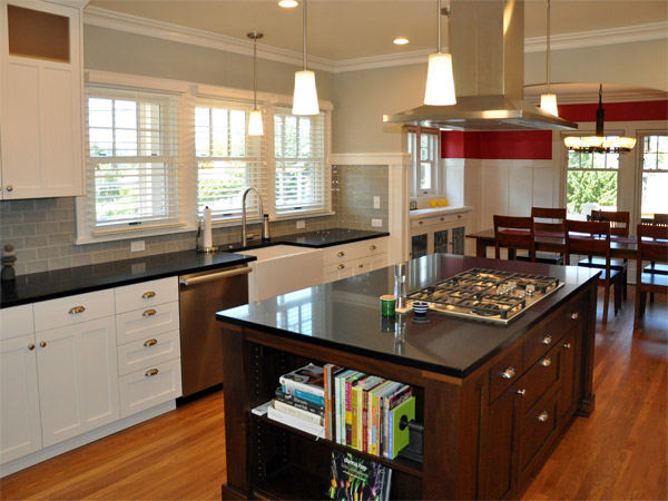 island with storage space