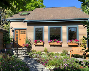 exterior photo of main floor remodel